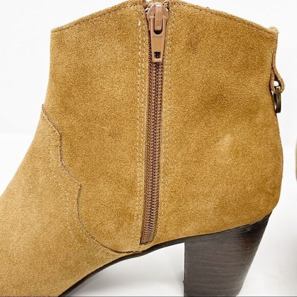 Donald J. Pliner Annie Suede Booties Tan Size 8.5 - Picture 6 of 11